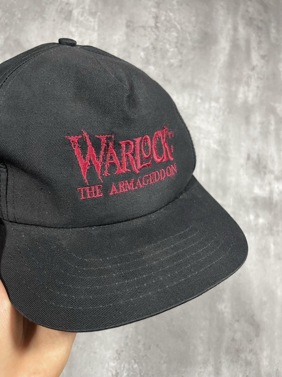 Vintage Vintage 1993 Warlock The Armageddon Move Promo Snapback Hat Size ONE SIZE - 3 Thumbnail