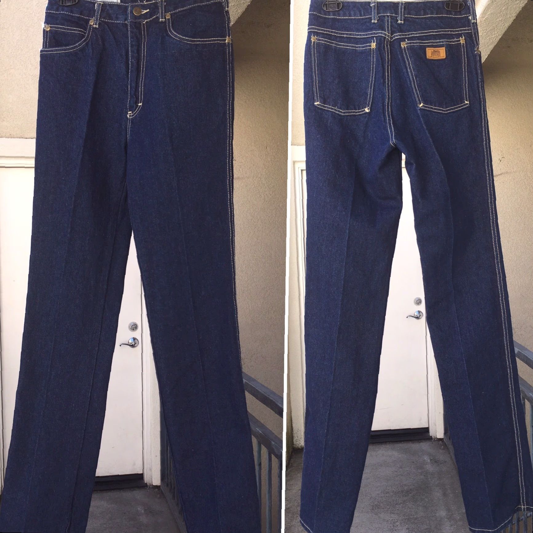 Vintage VINTAGE Jesse Jeans High Waist 70s 80s Denim Jeans 27" Waist 35" Inseam Boys Mens Womens Girls Size 30" / US 8 / IT 44 - 3 Thumbnail