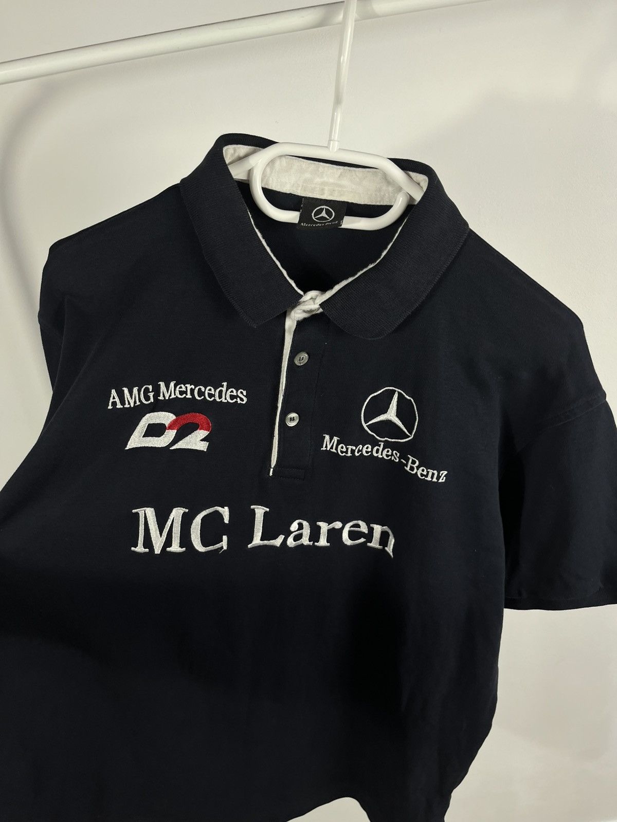 Other Vintage Mercedes-Benz McLaren Polo Shirt Embroidered Logo Size US M / EU 48-50 / 2 - 7 Thumbnail