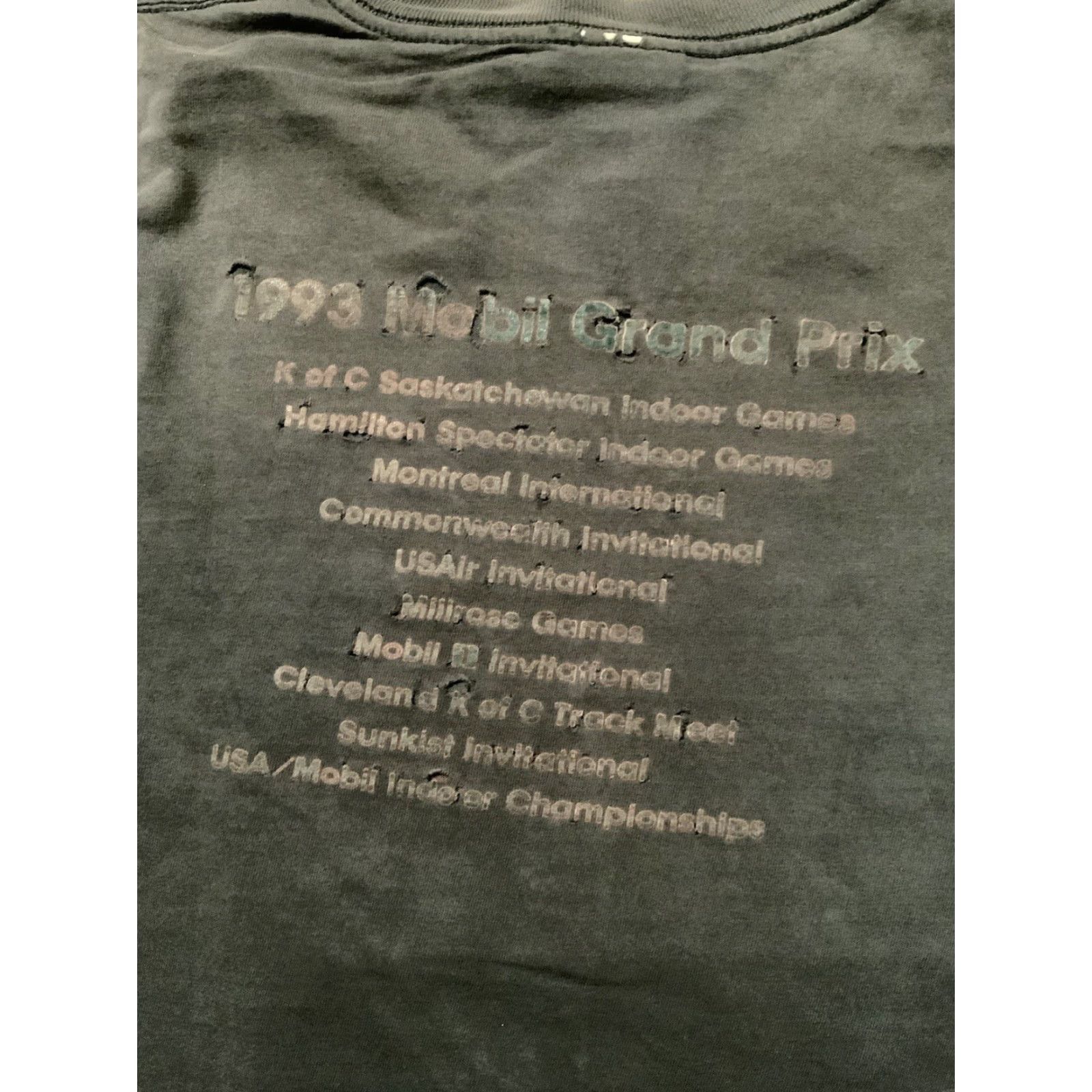 Nike VINTAGE Nike T-Shirt Grand Prix Racing Single Stitch Faded Black L Mens Size US L / EU 52-54 / 3 - 7 Thumbnail