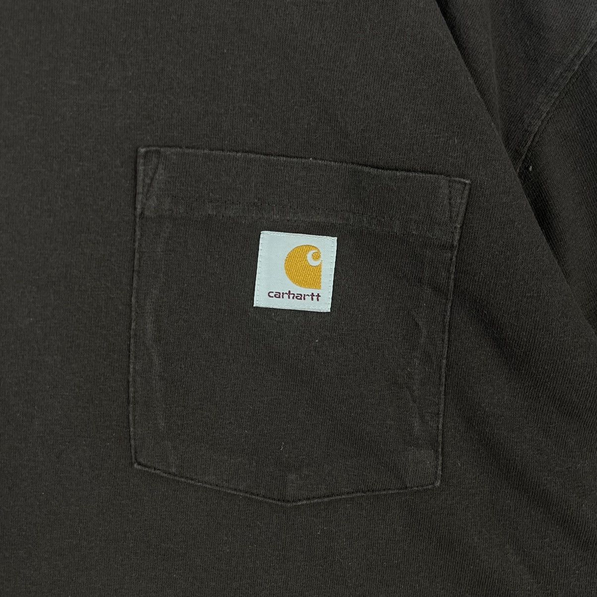 Designer × Vintage vintage NEW Long/Tall Carhartt Pocket Shrt Sleeve T-Shirt Size US XXL / EU 58 / 5 - 8 Thumbnail