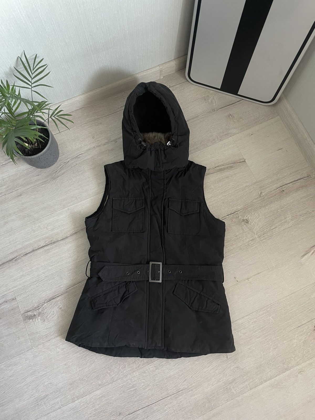Hysteric Glamour × If Six Was Nine × Vintage Vintage Nylon Multi Pocket Goose Down Vest Fur Coat Y2k Size M / US 6-8 / IT 42-44 - 3 Thumbnail