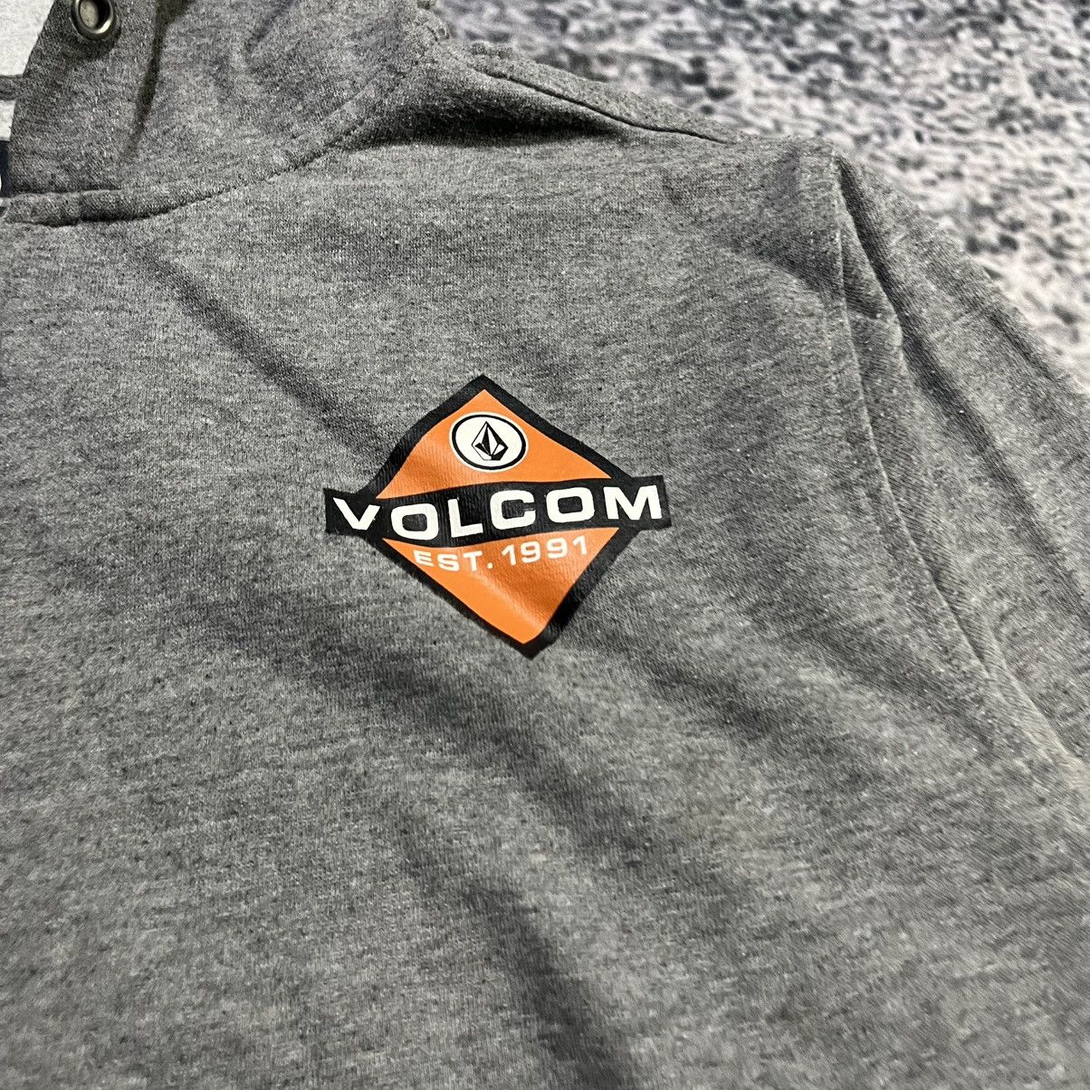 Volcom VINTAGE Y2K VOLCOM GRAY GRUNGE SKATER ZIP UP HOODIE LARGE Size US L / EU 52-54 / 3 - 5 Thumbnail