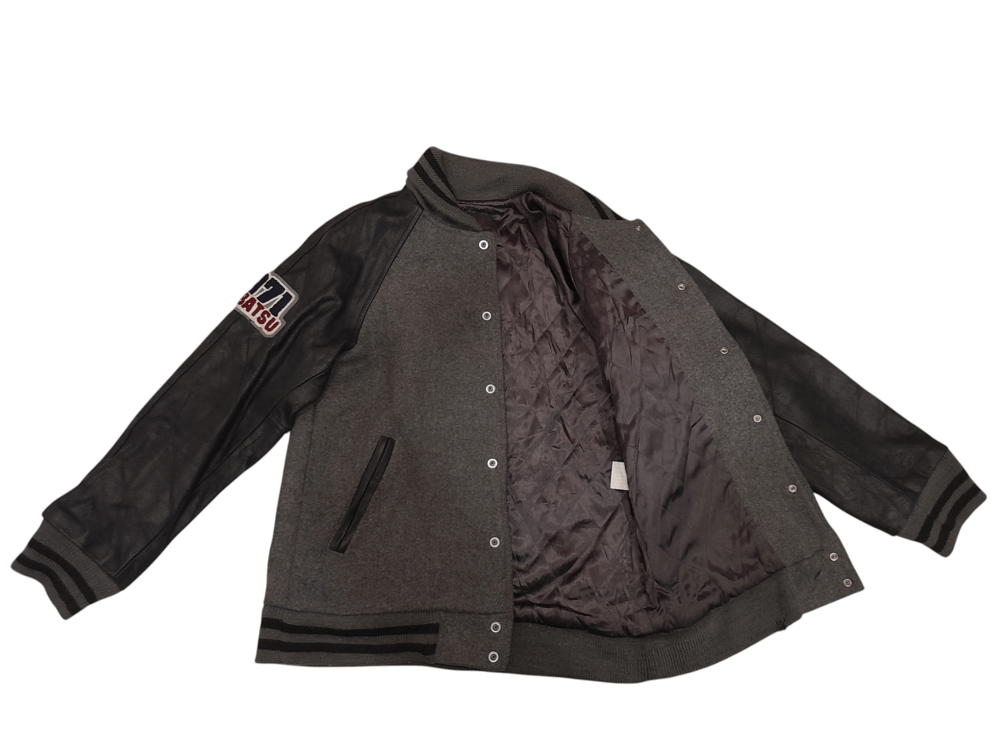Other MEN'S BA-TSU Ruki Matsumoto Varsity Leather Jacket (F469) Size US M / EU 48-50 / 2 - 6 Thumbnail