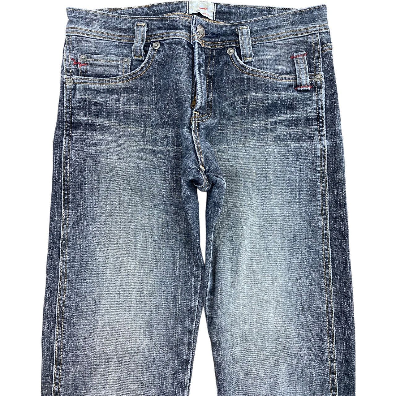 Edwin Edwin 503 Faded Black Wash Style Flare Jeans Size US 28 / EU 44 - 2 Thumbnail