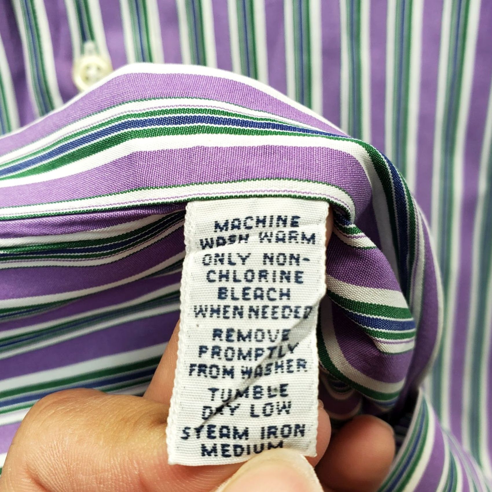 Ralph Lauren Ralph Lauren Blake Shirt Mens XL Multi Striped Pony Logo Collared Button Down Shirt Size US XL / EU 56 / 4 - 6 Thumbnail