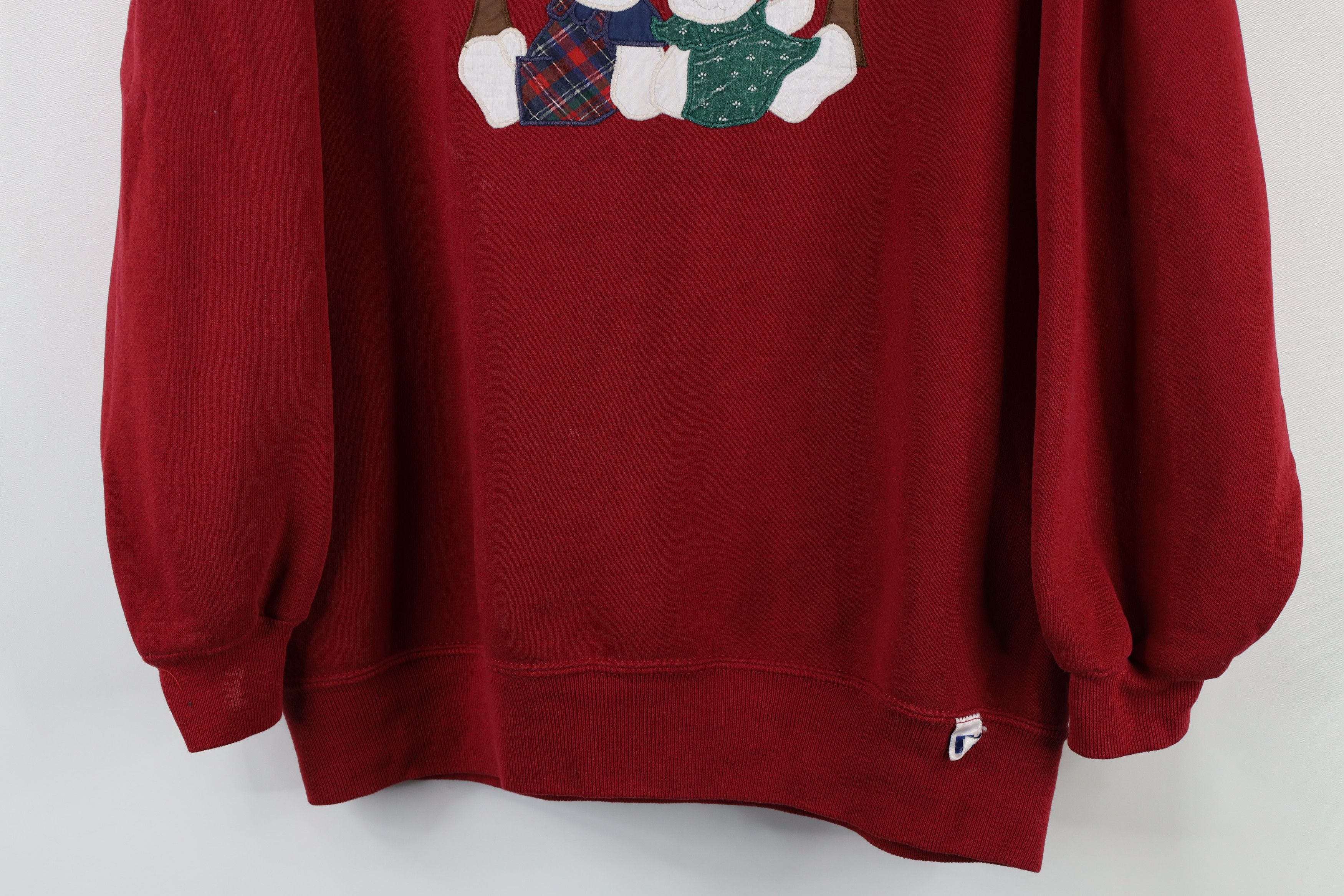 Russell Athletic × Vintage Vintage 90s Russell Athletic Rabbit Collared Sweatshirt USA Size M / US 6-8 / IT 42-44 - 3 Thumbnail