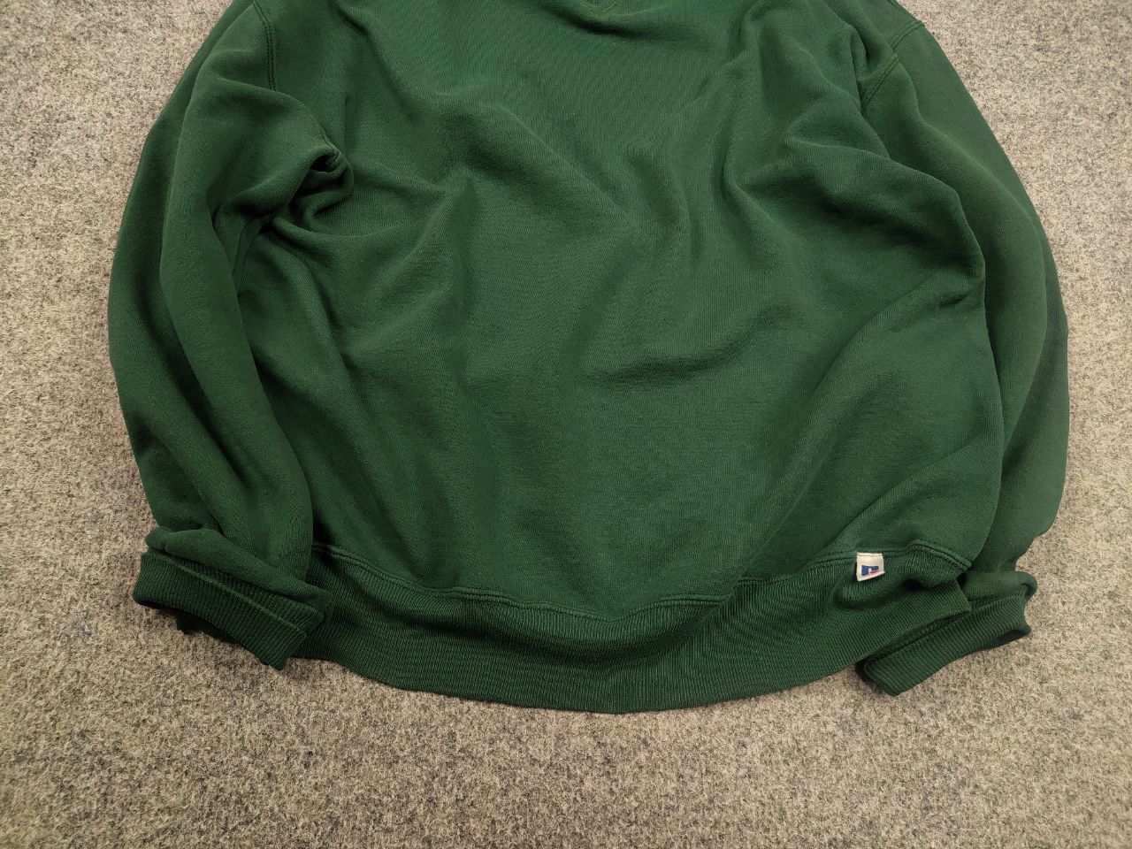 Russell Athletic Vintage Russell Athletics USA Made Blank Green Sweatshirt Size US XL / EU 56 / 4 - 5 Thumbnail