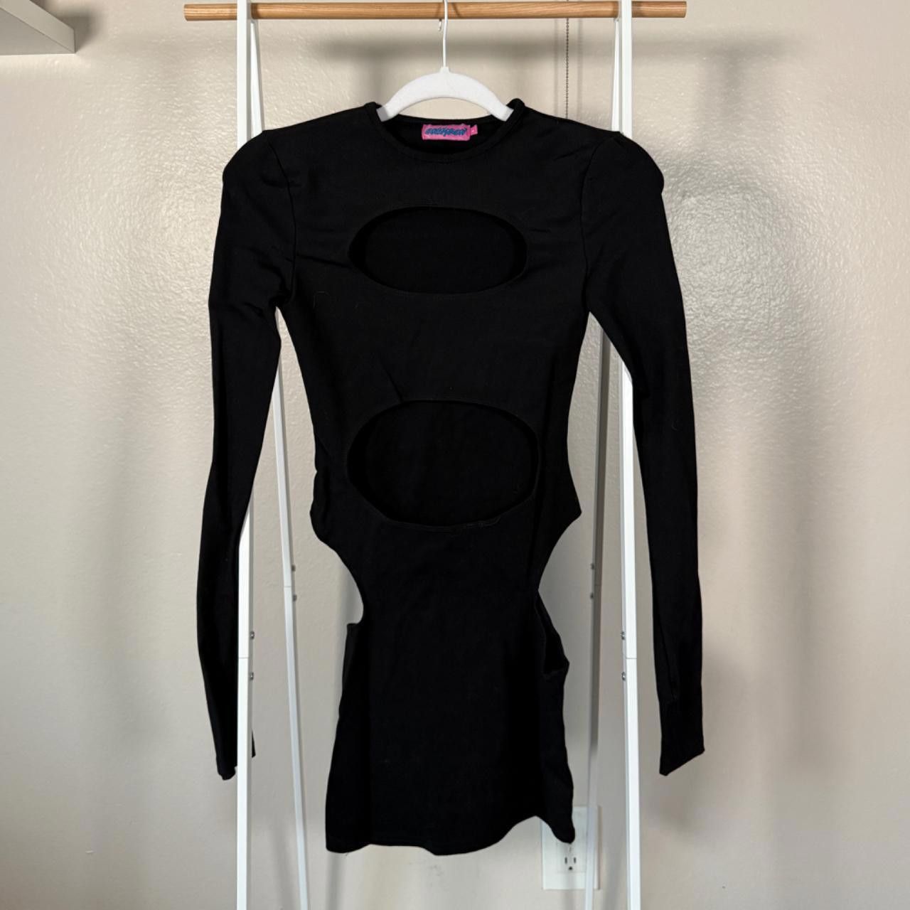 Designer maddy from euphoria inspired black cutout mini dress🖤 Size S / US 4 / IT 40 - 3 Thumbnail