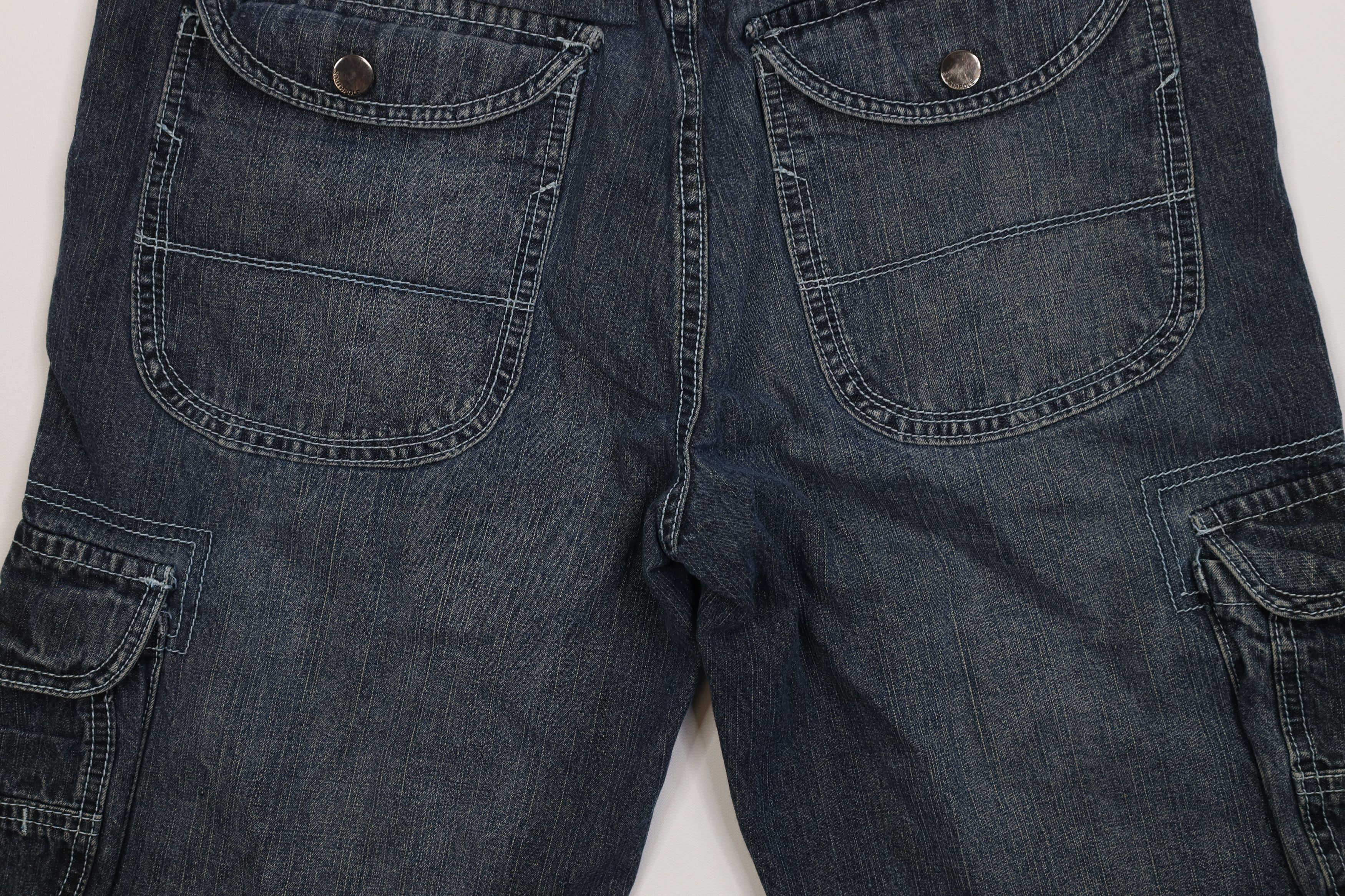 Southpole Vintage 90s Y2K Southpole Buckle Pocket Denim Cargo Shorts Size US 32 / EU 48 - 10 Thumbnail