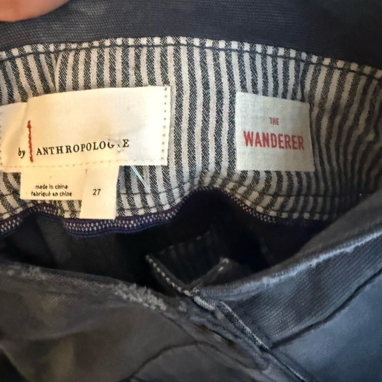 Anthropologie Anthro NWT The Wanderer Tie Dye Denim Overalls Size 27 Size 27" / US 4 / IT 40 - 10 Thumbnail