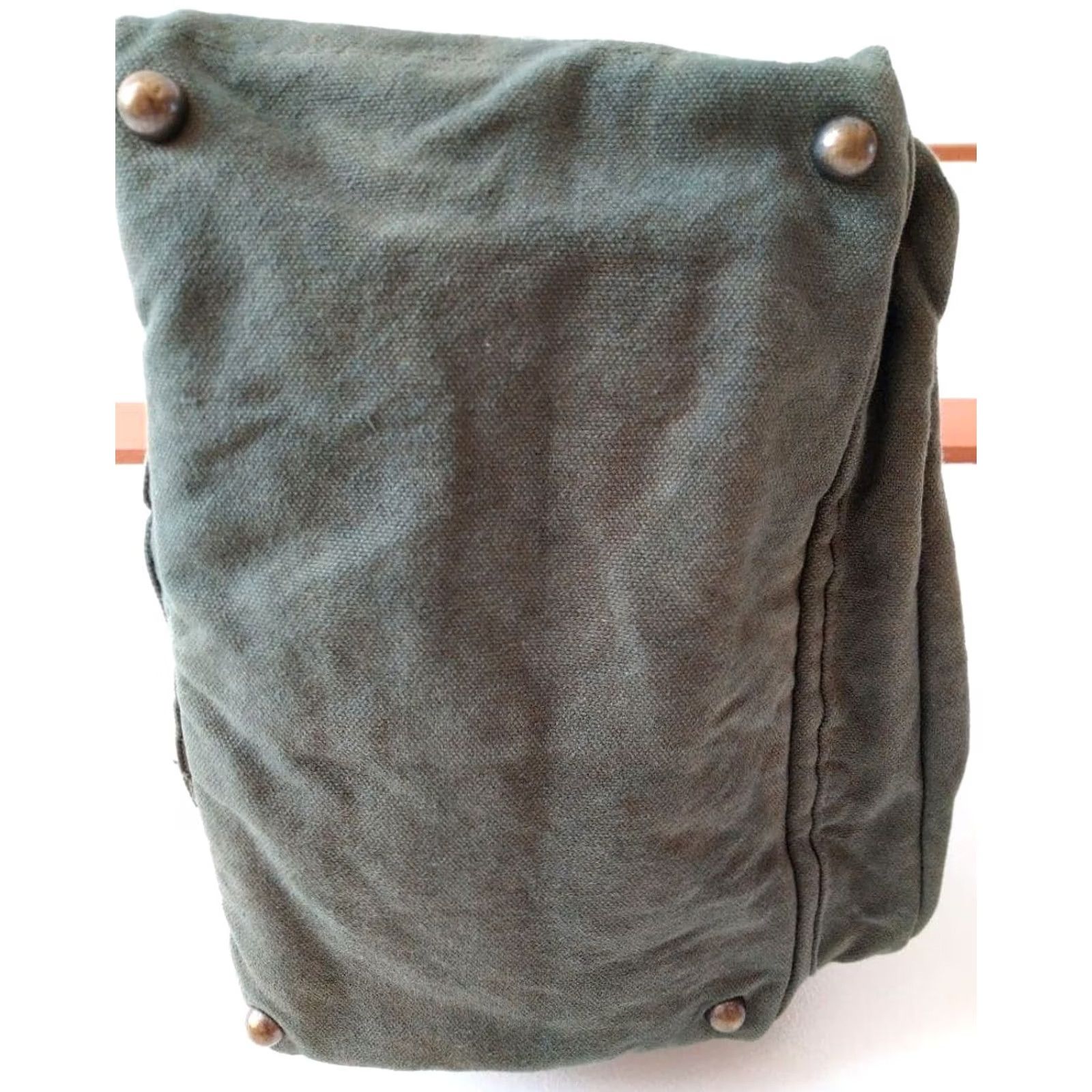 Kapital KAPITAL Boston Bag Canvas Khaki Green Multi-pockets Casual Unisex Pre-owned Size ONE SIZE - 5 Thumbnail