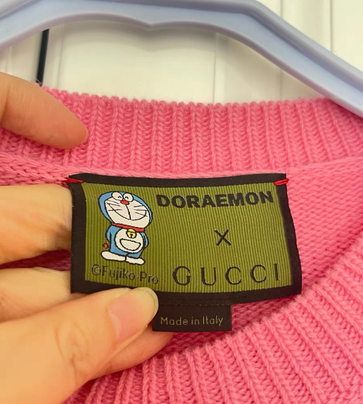 Gucci Gucci Pink Doraemon pullover sweater 2501-Nextarrow Size US M / EU 48-50 / 2 - 4 Thumbnail