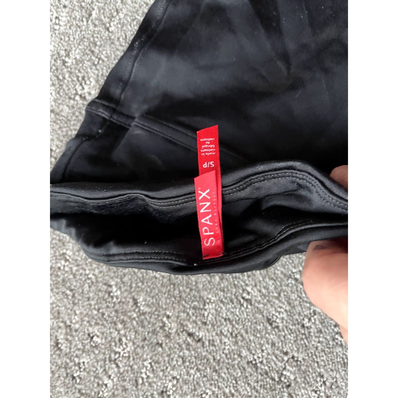 Spanx Spanx Leggings - Nylon Elastane Blend - Matte Black Camo - small - 20185R - Bodycon - Women - Size XL Size 40" / US 18 - 5 Thumbnail