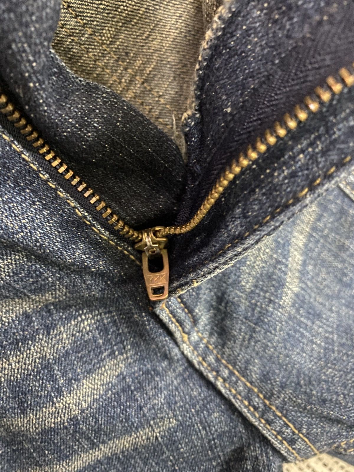 Japanese Brand Vintage 70sStyle Flared Denim Jeans Wash CargoPocket Bootcut Size US 30 / EU 46 - 9 Thumbnail