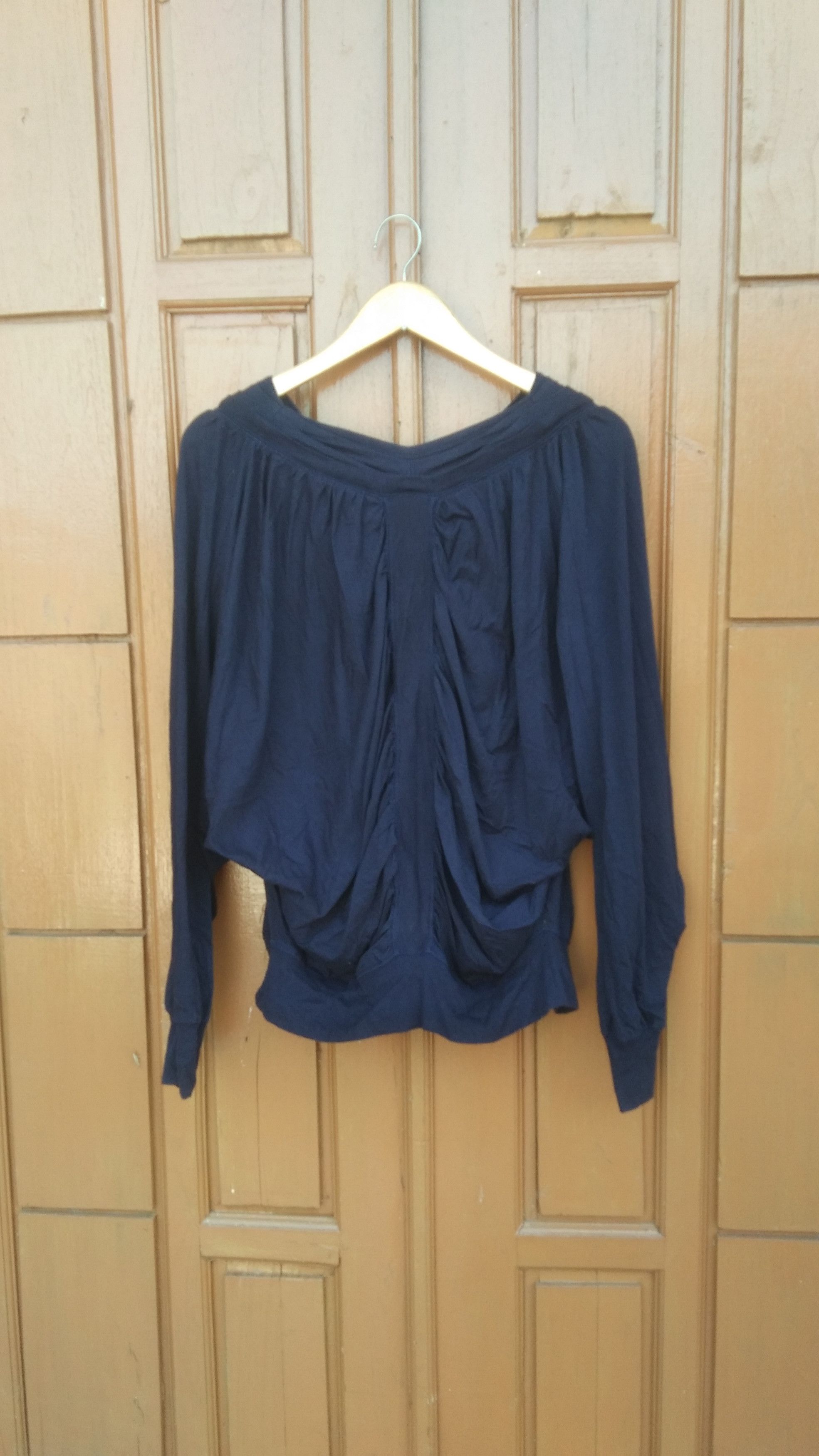 Japanese Brand × Zucca Zucca batwing navy outer/cardigan Size M / US 6-8 / IT 42-44 - 8 Thumbnail