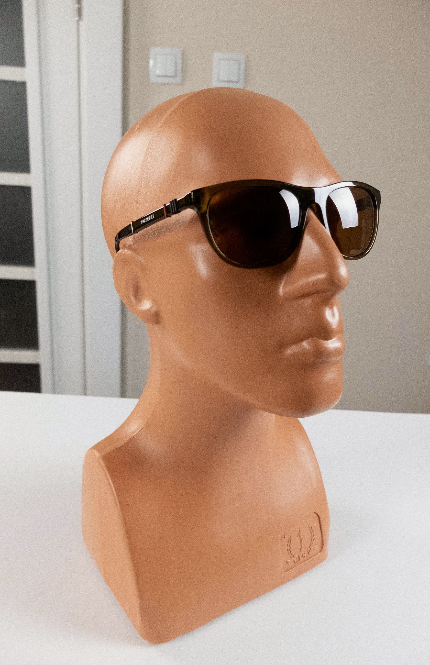 Burberry BURBERRY olive green acetate oval sunglasses Size ONE SIZE - 10 Thumbnail