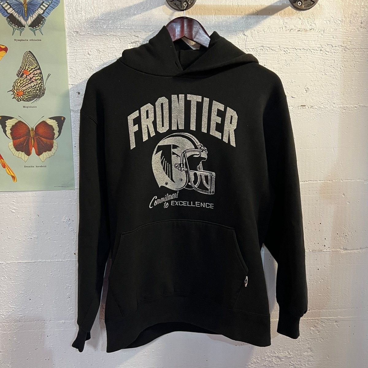 Vintage Vintage 1980's Russell Athletic Football Sweatshirt Size US L / EU 52-54 / 3 - 1 Thumbnail