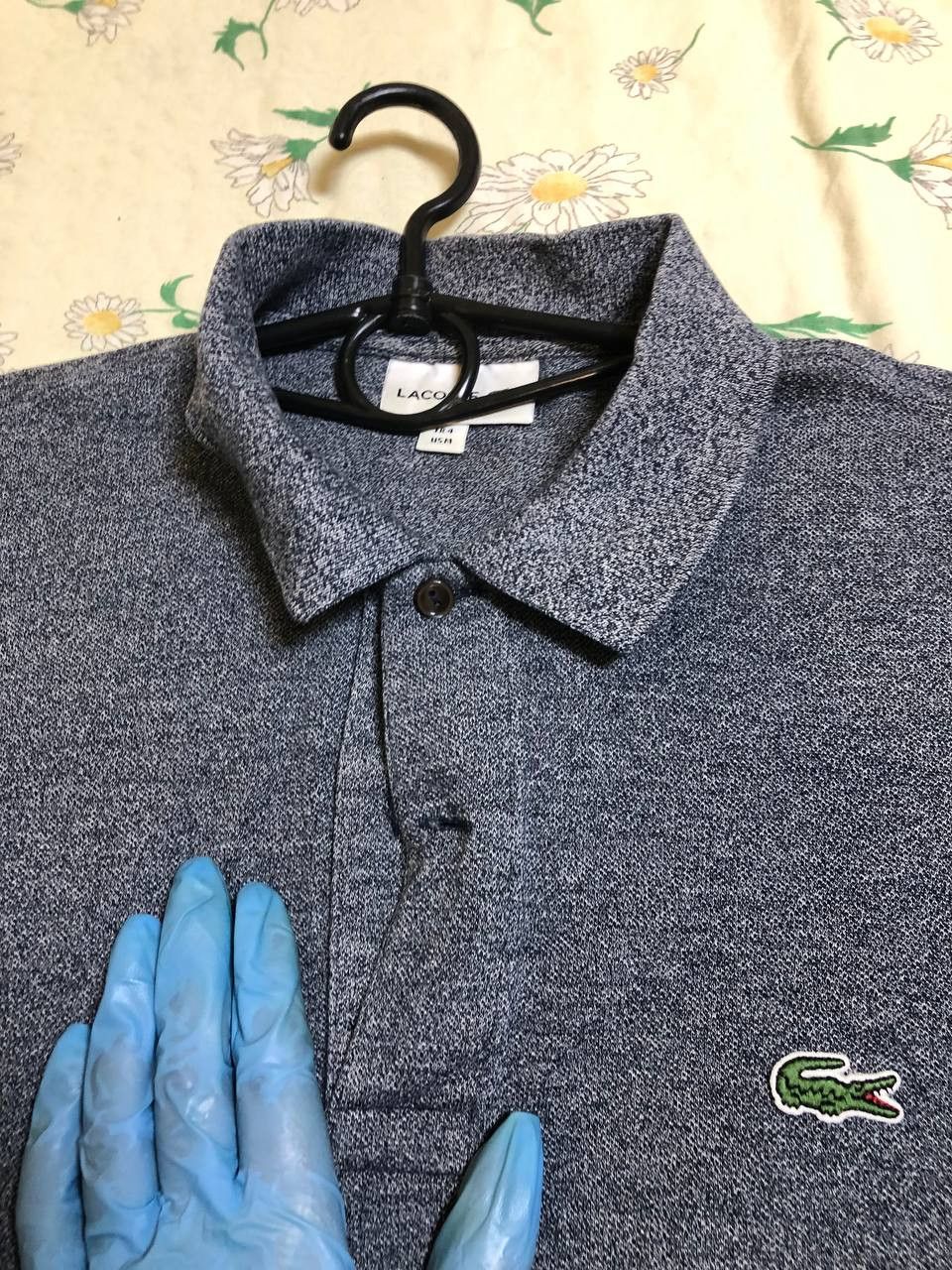 Lacoste Lacoste Classic Fit Polo Shirt. Short Sleeve. Gray. Men’s Size US M / EU 48-50 / 2 - 6 Thumbnail