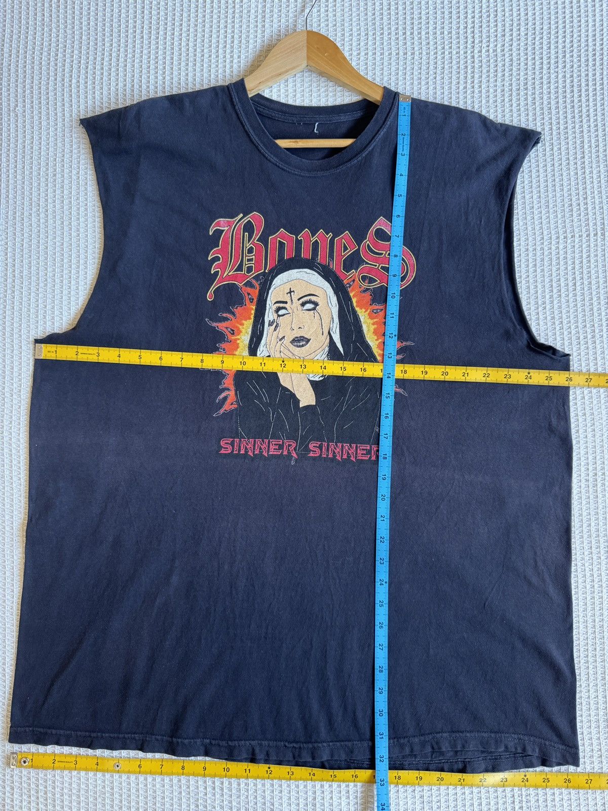 Vintage Last Drop🔥Rarest🔥Vtg Billy Bones Club Sinner ERD GRUNGE TEE Size US XXL / EU 58 / 5 - 6 Thumbnail