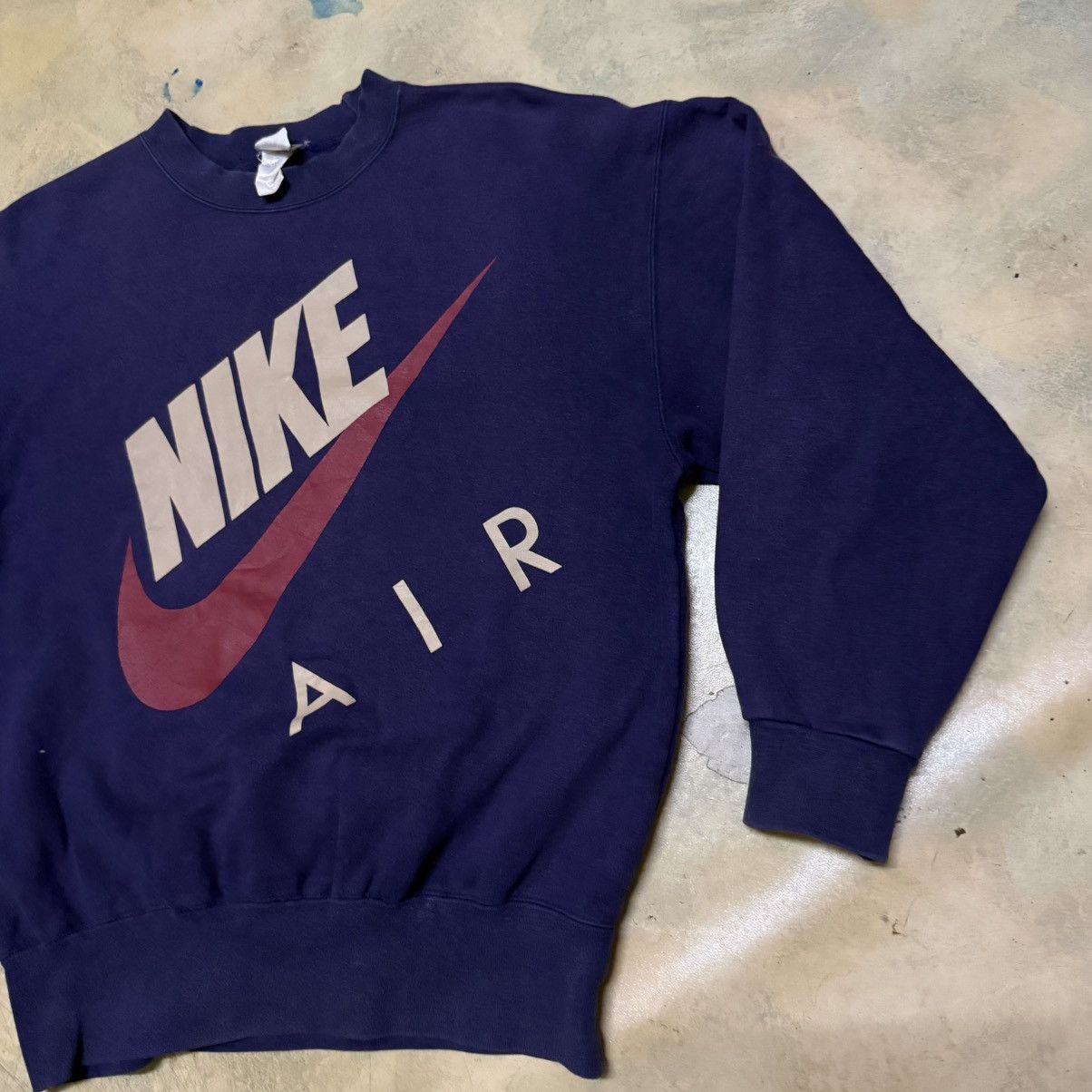 Nike Vintage Nike Air Big Logo Big Logo Grey Tag Size US M / EU 48-50 / 2 - 2 Thumbnail