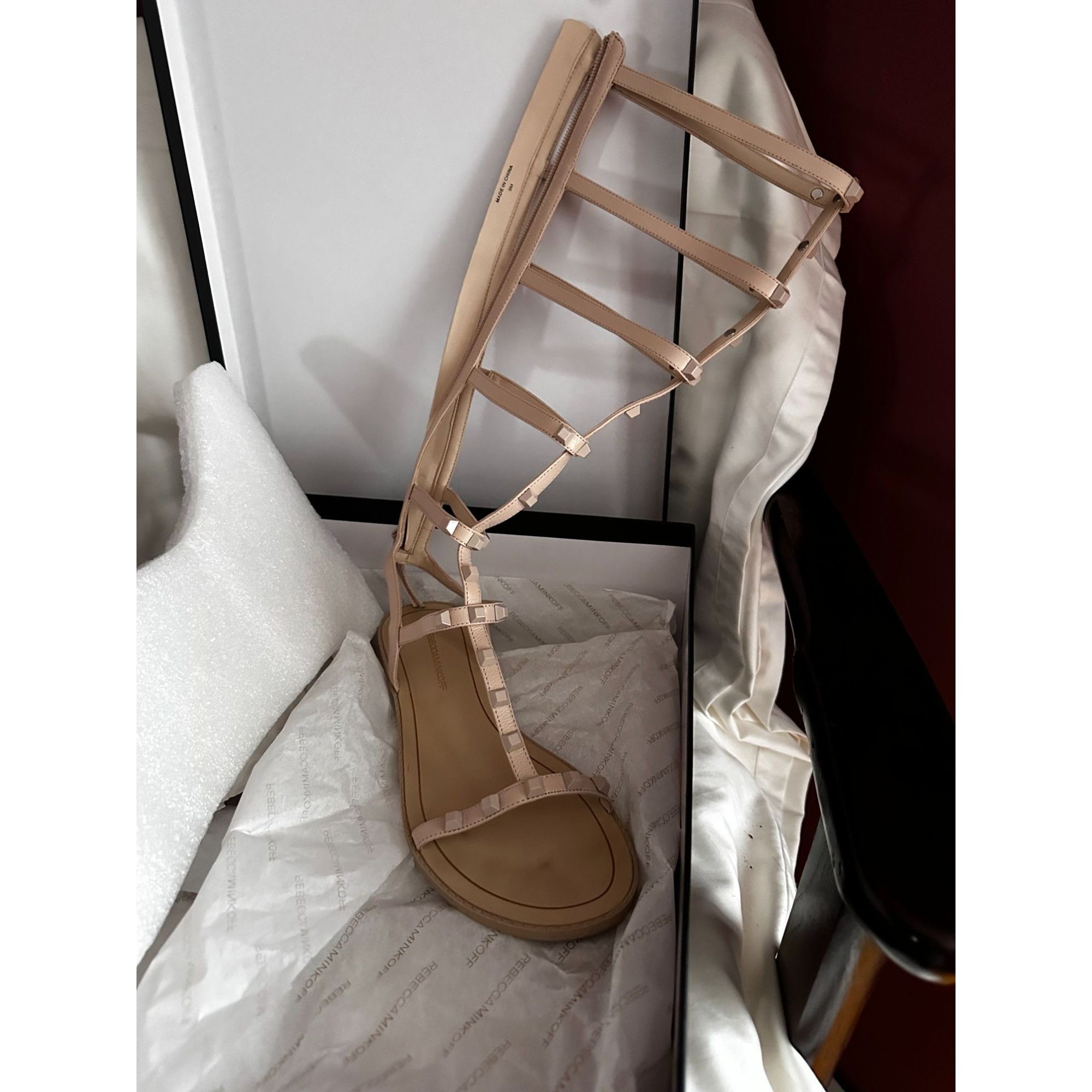 Rebecca Minkoff Rebecca Minkoff Giselle Tall Studded Gladiator Sandals with Size US 9 / IT 39 - 2 Thumbnail