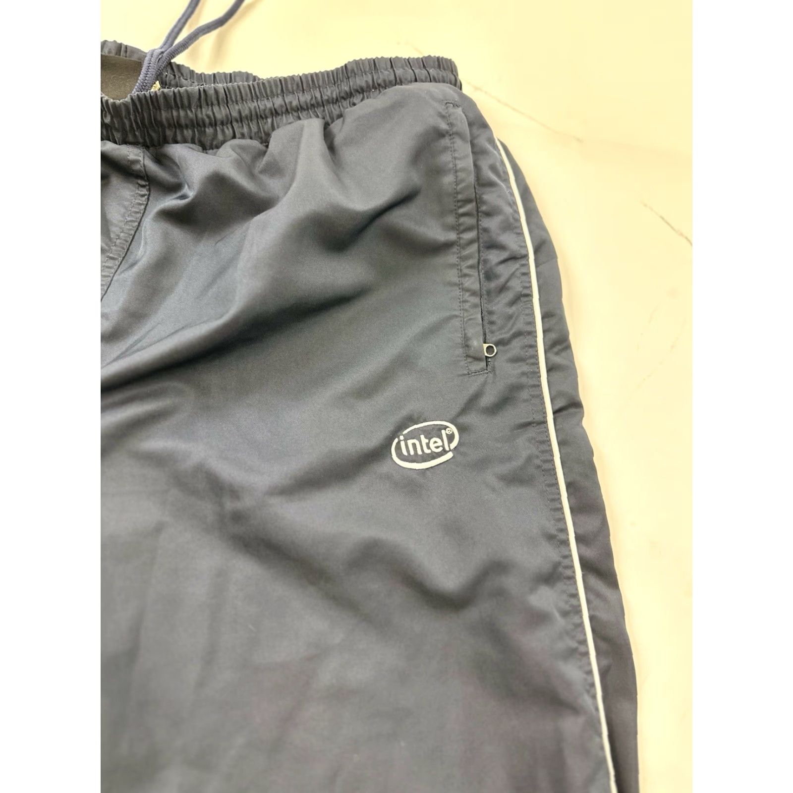 Vintage North End Intel Pants Women 2XL Blue Windbreaker Baggy Ankle Running & Jogging, Cross Training, Gym & Training, Track & Field Mens? Womens? Size 40" / US 18 - 4 Thumbnail