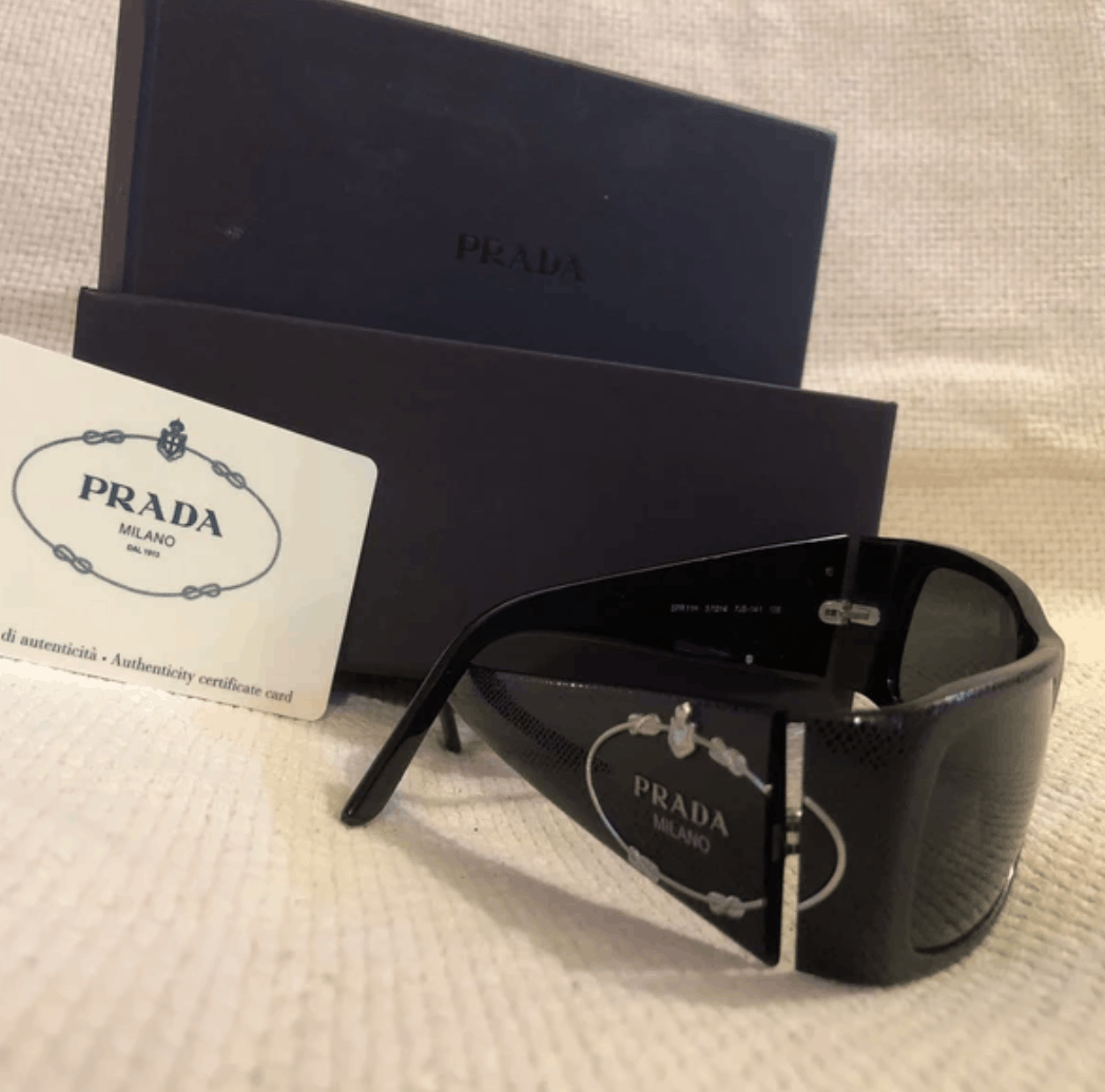 Prada PRADA Sunglasses SPR Wrap Shield Mask Symbole Sport Size ONE SIZE - 5 Thumbnail