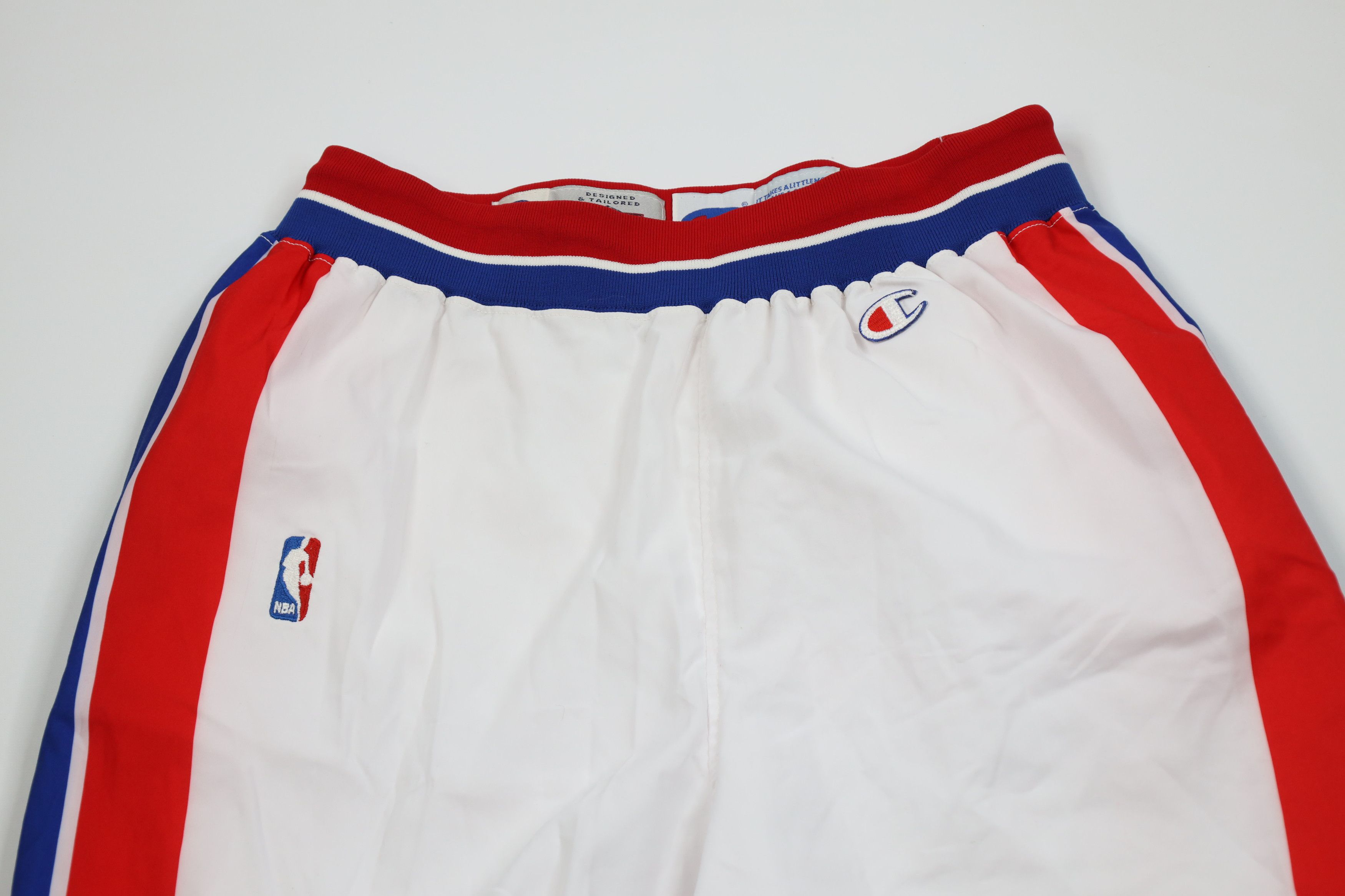 Champion Vintage Champion NBA Game Detroit Pistons Basketball Pants Size US 36 / EU 52 - 2 Thumbnail
