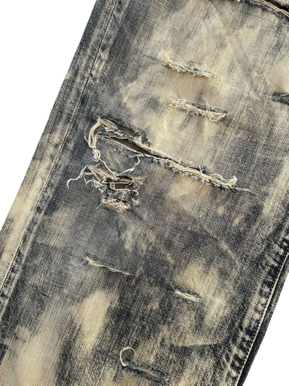 Kapital Thrashed Vintage Wrangler Rusty Denim Jeans Size US 32 / EU 48 - 8 Thumbnail
