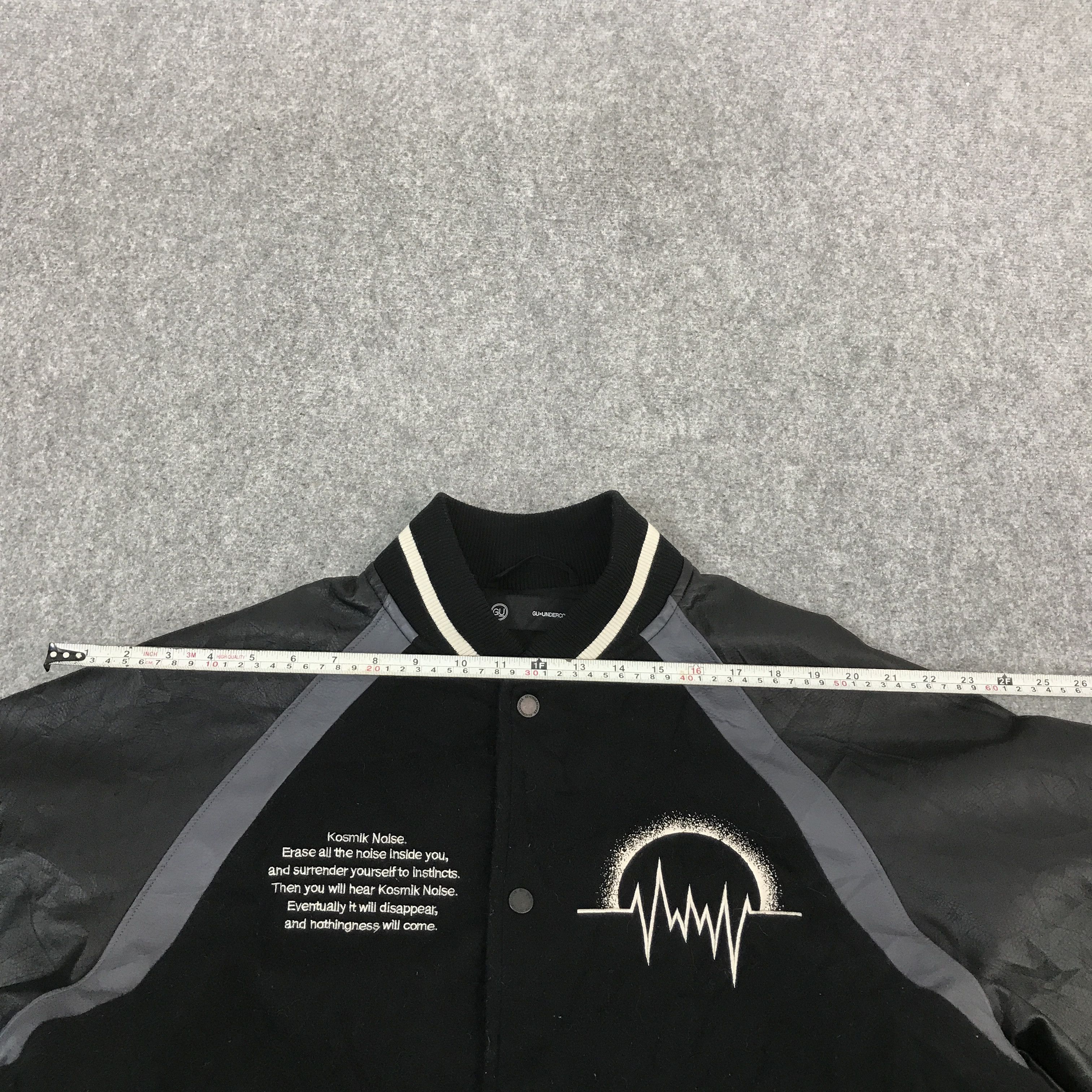 Japanese Brand × Undercover UNDERCOVER X GU KOSMIK NOISE VARSITY JACKET Size US M / EU 48-50 / 2 - 8 Thumbnail