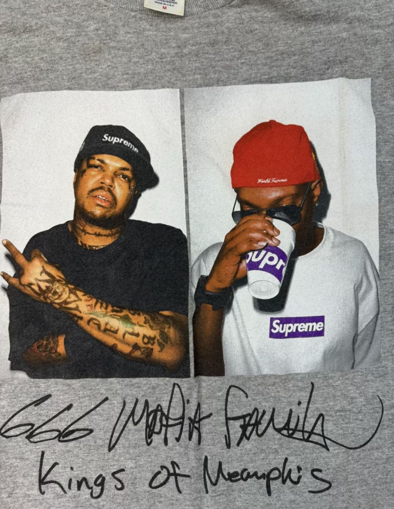 Supreme Supreme 36 mafia photo tee T-shirt Size US M / EU 48-50 / 2 - 2 Thumbnail