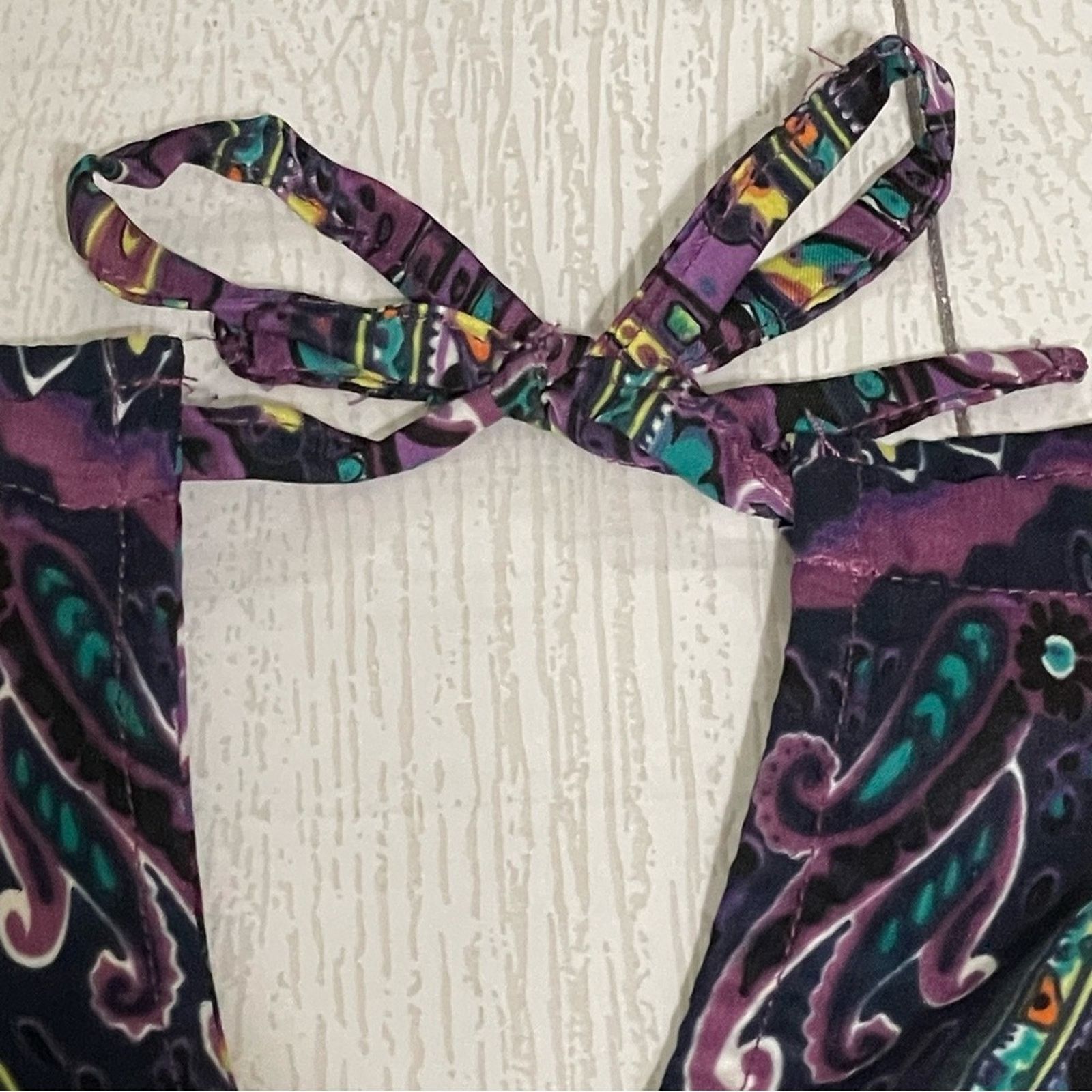 Other ECI Purple Floral and Abstract Maxi Dress Size 12 Size XL / US 12-14 / IT 48-50 - 6 Thumbnail