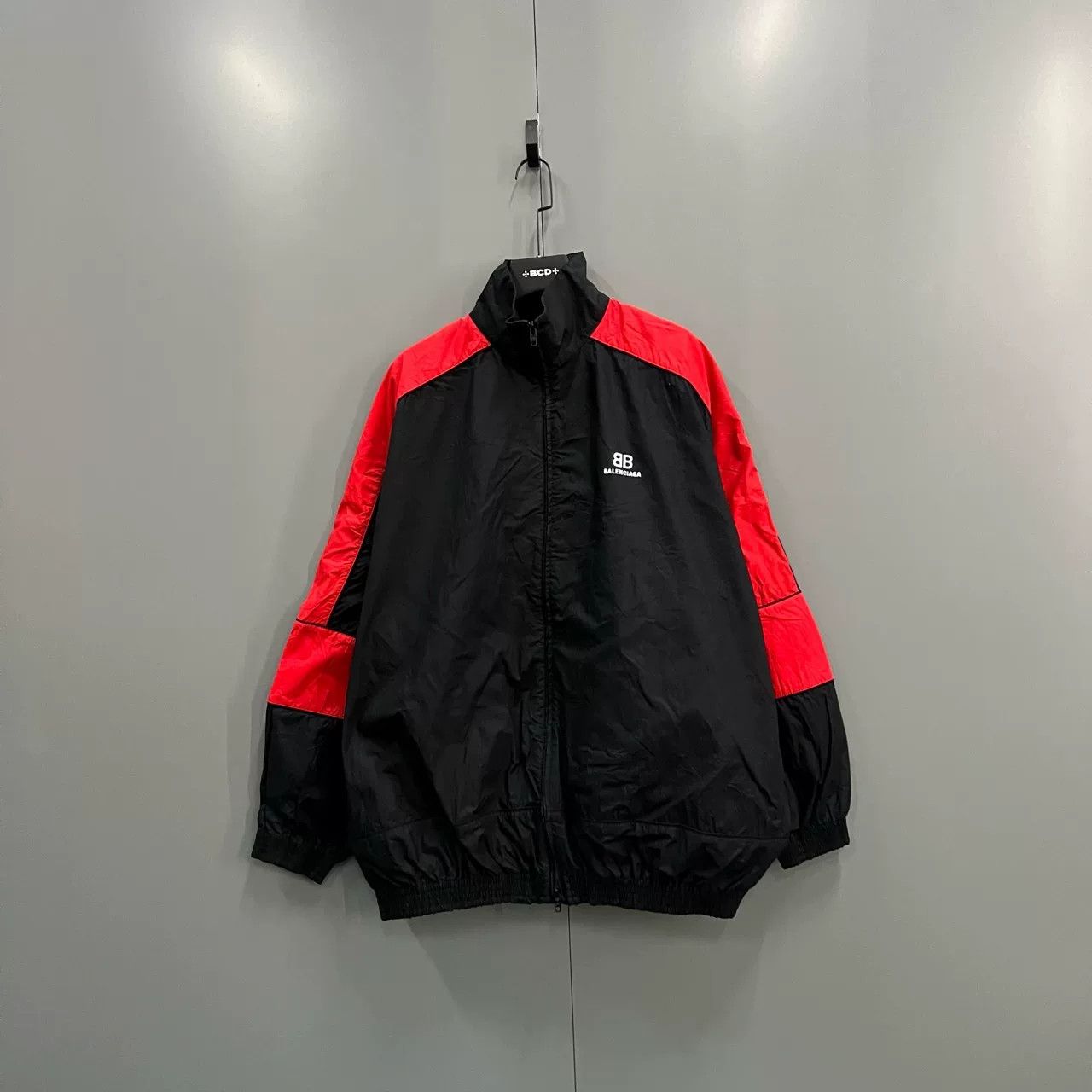 Balenciaga balenciaga color-block logo varsity jacket Size US L / EU 52-54 / 3 - 1 Thumbnail