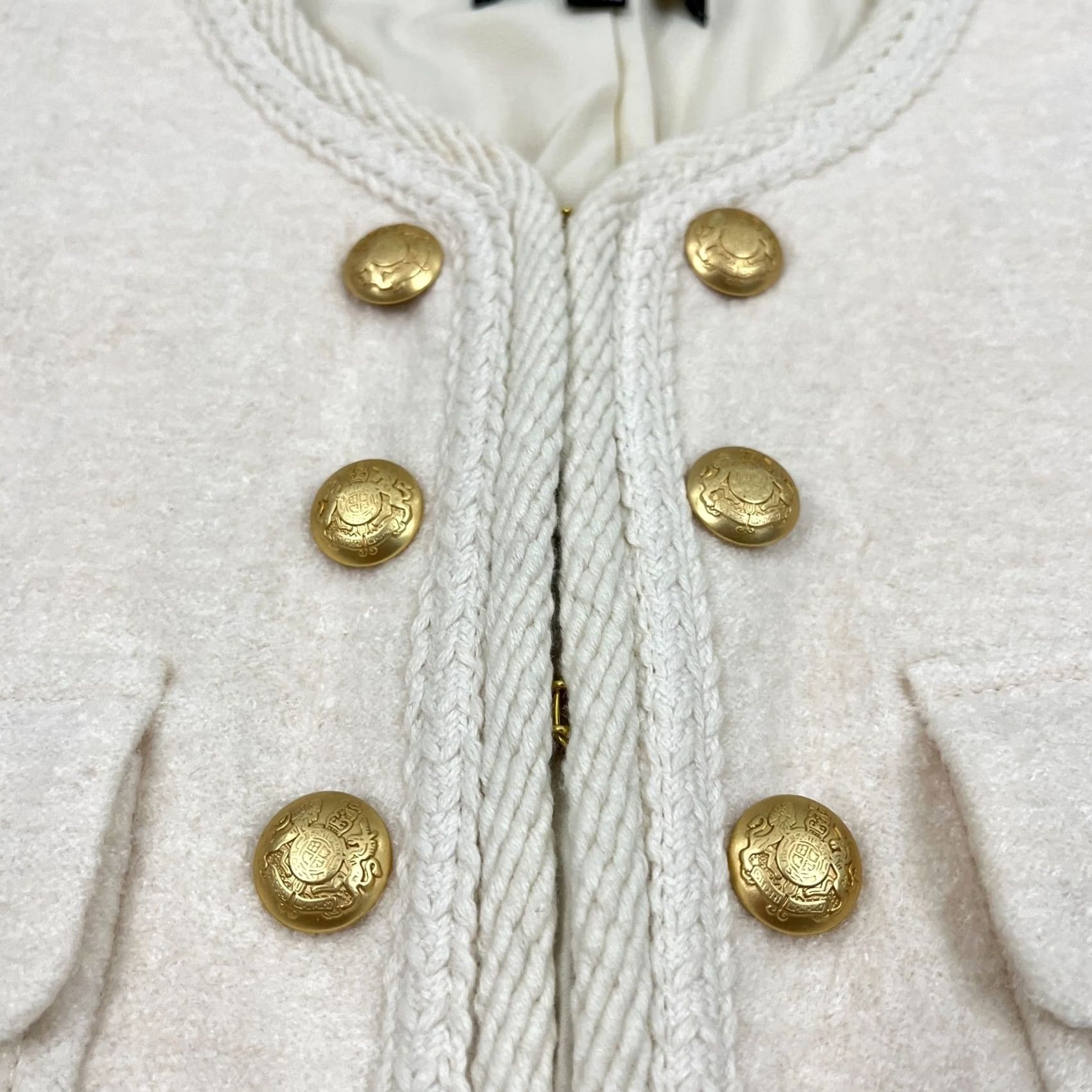 Talbots Talbots Blazer Jacket Womens Size 10 Ivory White Wool Gold Buttons Career Church Websites: N/A Size L / US 10 / IT 46 - 7 Thumbnail