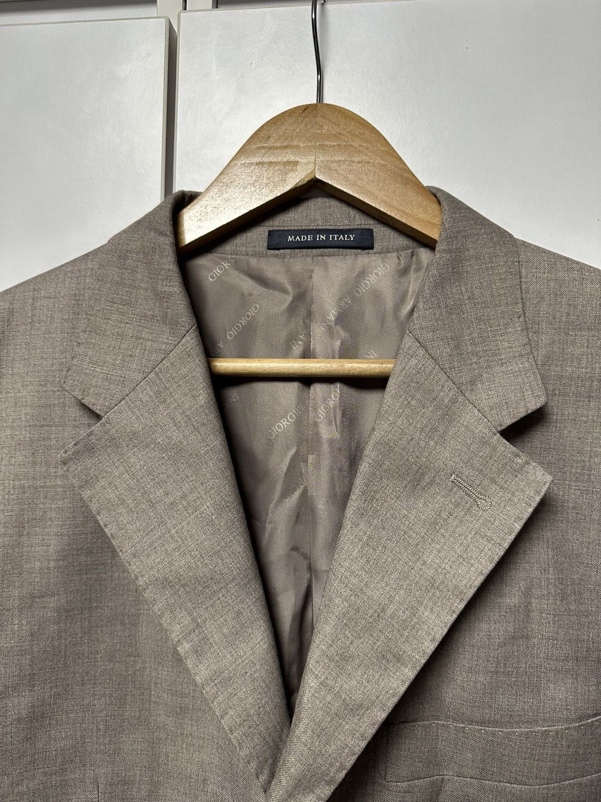 Giorgio Armani Giorgio Armani Made in Italy Luxury Vintage Rare Jacket Size 54R - 4 Thumbnail