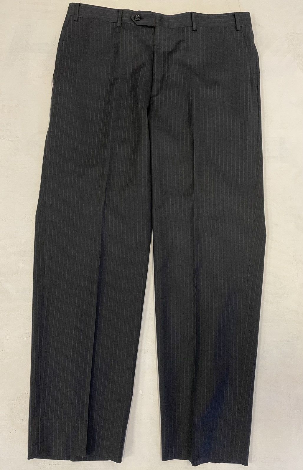 Canali Striped Wool Suit Size 42L - 13 Thumbnail
