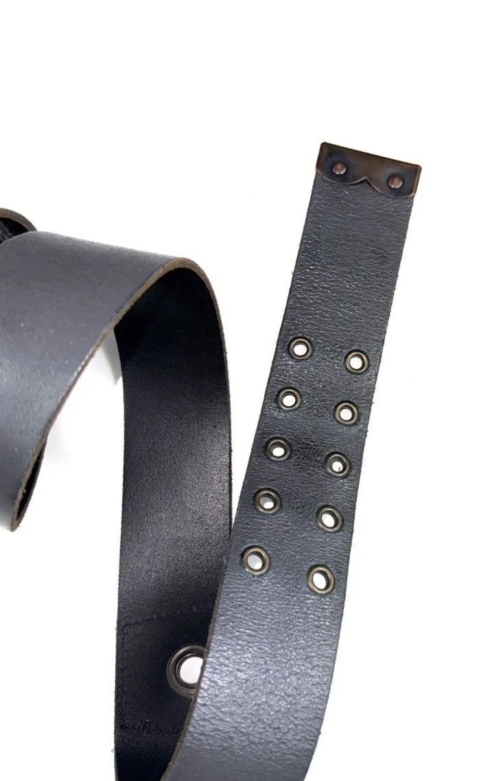 Diesel Diesel Vintage Y2k leather double buckle belt punk Size ONE SIZE - 3 Thumbnail