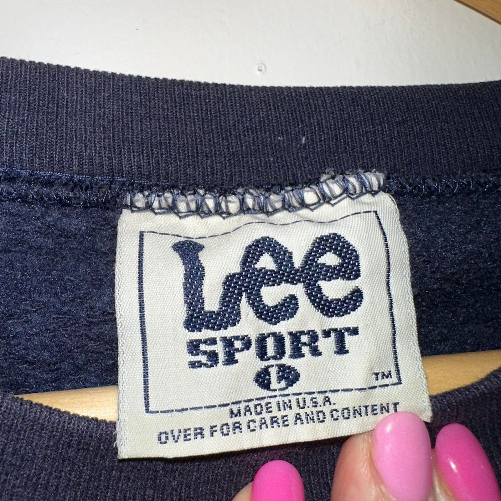 Lee × MLB × Vintage Vintage Lee Sport Cleveland Indians MLB Sweatshirt size L Size US L / EU 52-54 / 3 - 3 Thumbnail