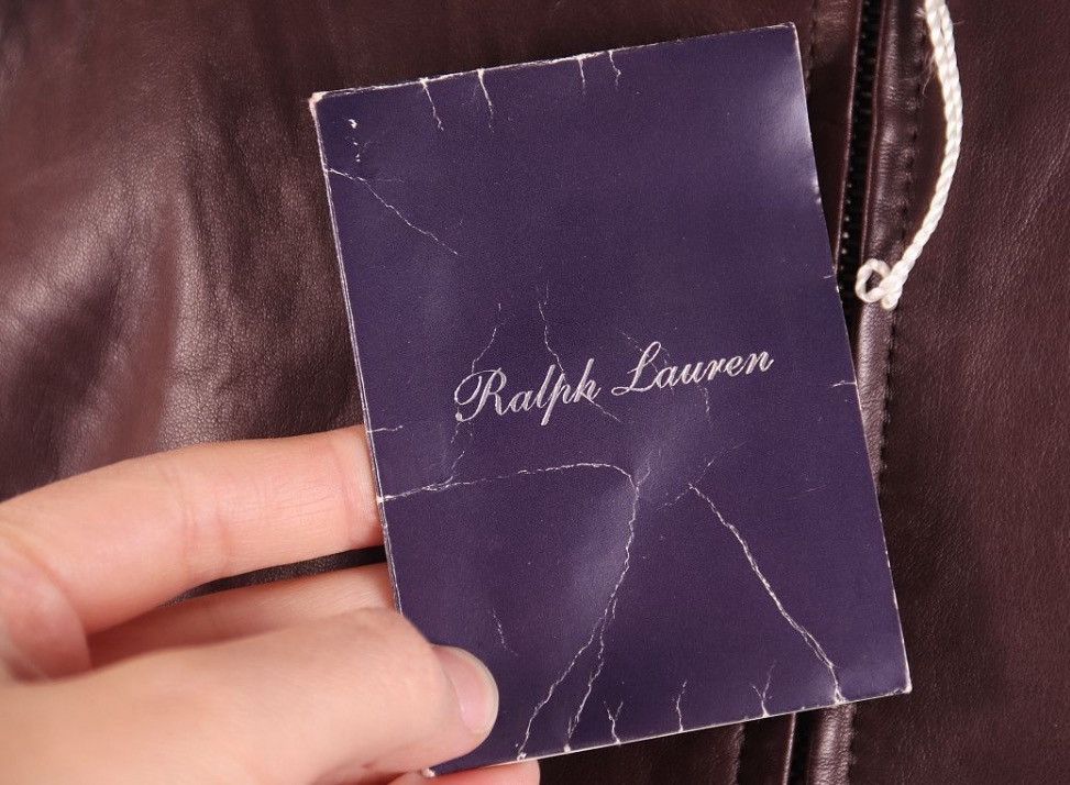 Ralph Lauren Purple Label Ralph Lauren Purple Label Leather Cashmere Bomber Jacket Size US L / EU 52-54 / 3 - 4 Thumbnail