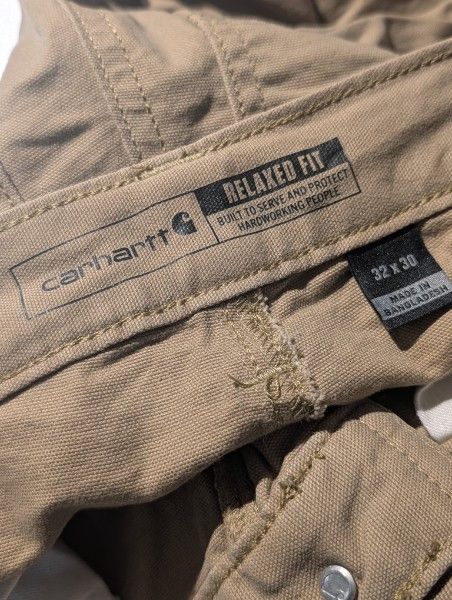 Carhartt Carhartt Relaxed Fit 32x30 Work Wear Tan Pants Size US 32 / EU 48 - 3 Thumbnail