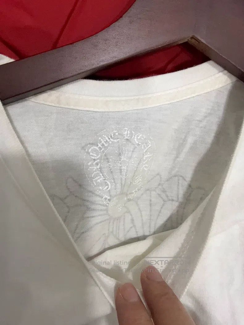CHROME HEARTS Size S White short sleeves