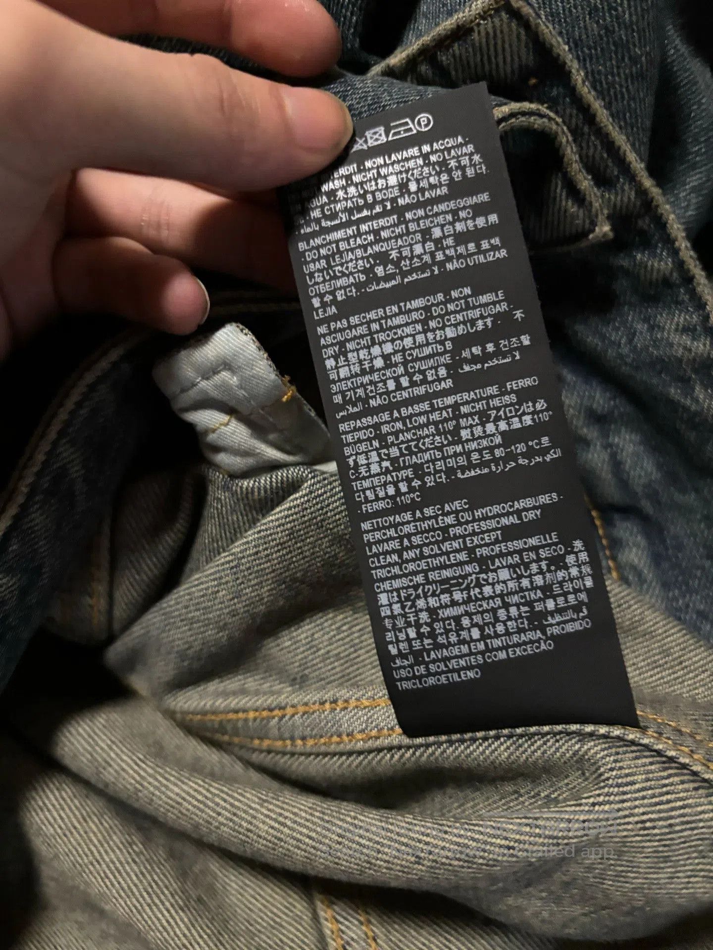 Anthony Vaccarello Saint Laurent Classic Denim Jacket. Size US M / EU 48-50 / 2 - 7 Thumbnail