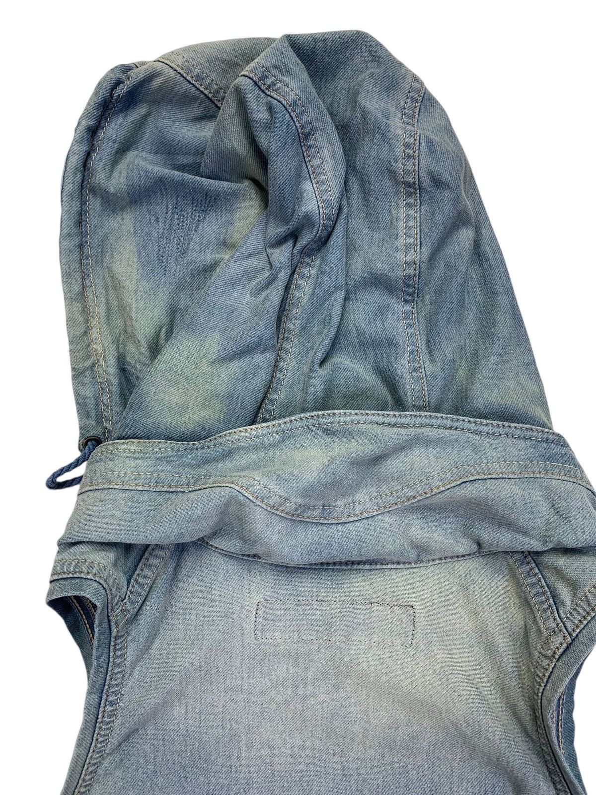 GOA Y2K 2000’s GOA Bono Hooded Vest Denim Size US S / EU 44-46 / 1 - 6 Thumbnail
