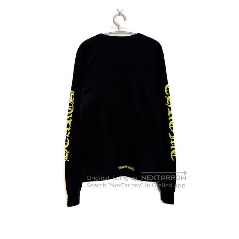 Chrome Hearts CHROME HEARTS Size M Black and yellow logo long sleeve Size US M / EU 48-50 / 2 - 3 Thumbnail