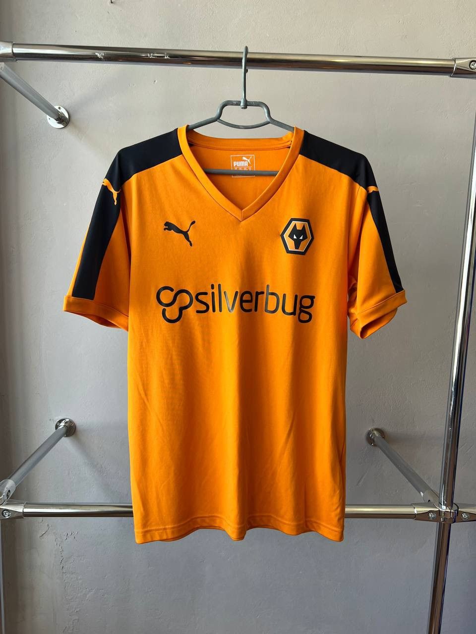 Puma 2015/16 WOLVERHAMPTON HOME SOCCER JERSEY FOOTBALL SHIRT PUMA Size US M / EU 48-50 / 2 - 3 Thumbnail