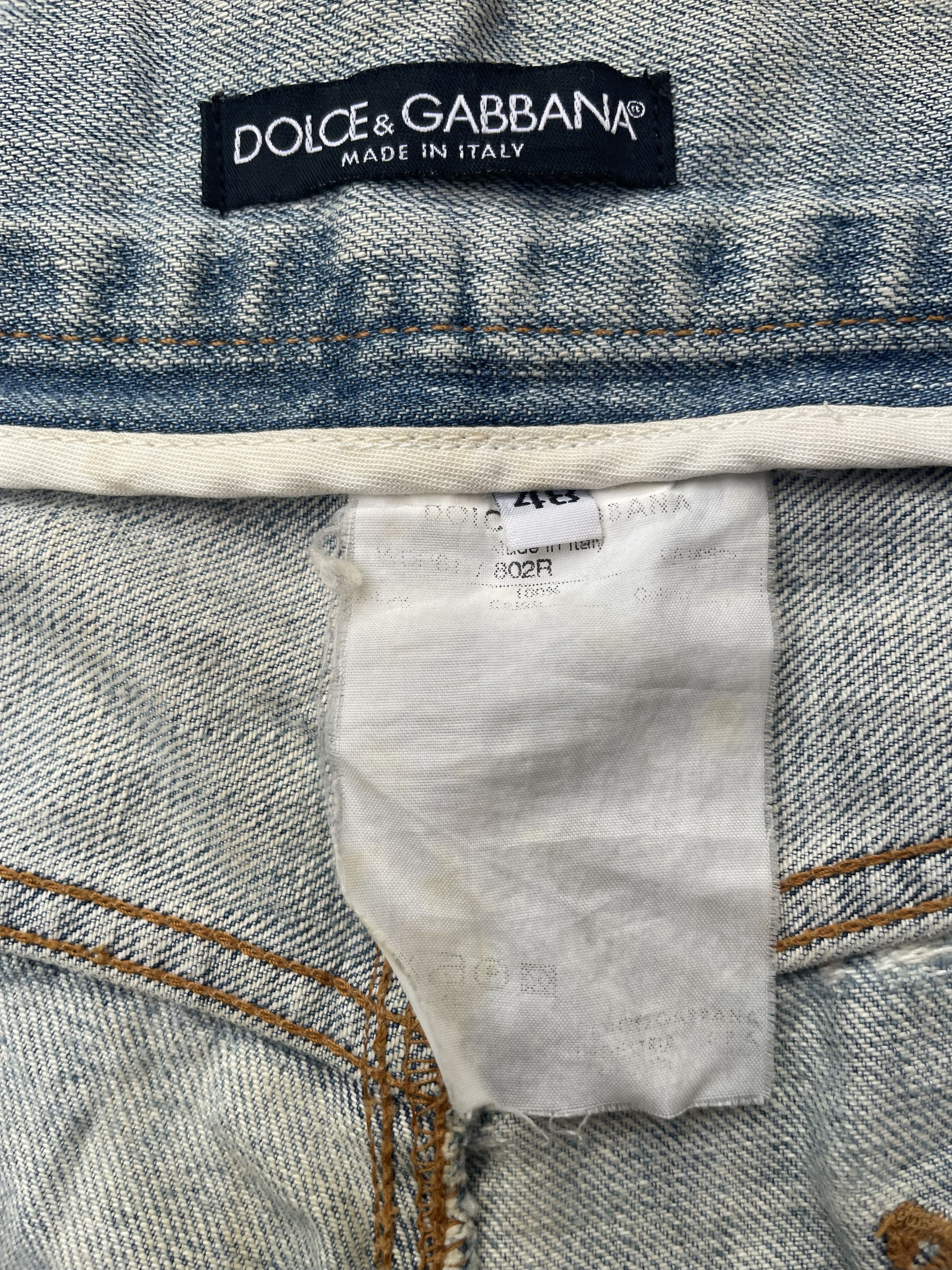 Dolce & Gabbana Dolce & Gabbana Distresed Denim Size US 35 - 10 Thumbnail