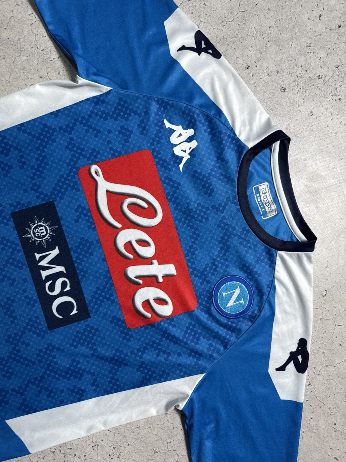 Kappa Kappa FC Napoli 2019/2020 Soccer Jersey Size US S / EU 44-46 / 1 - 5 Thumbnail