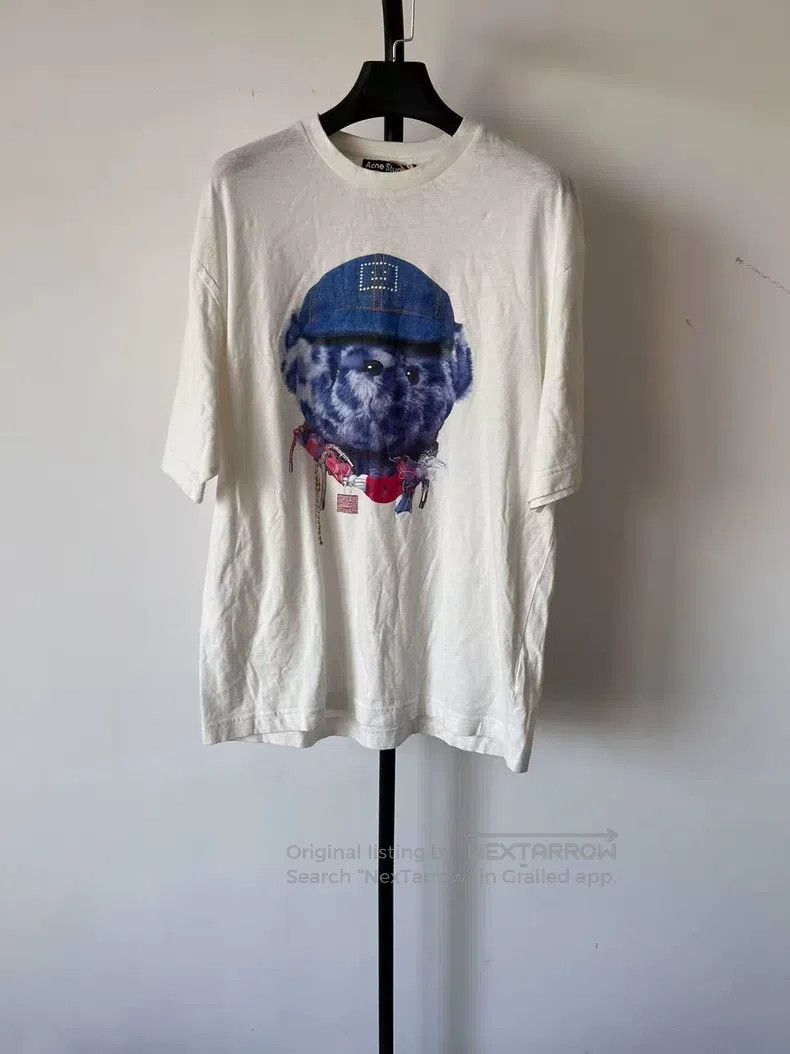 Acne Studios Acne Studios Face expression bear print round neck short s Size US S / EU 44-46 / 1 - 1 Thumbnail