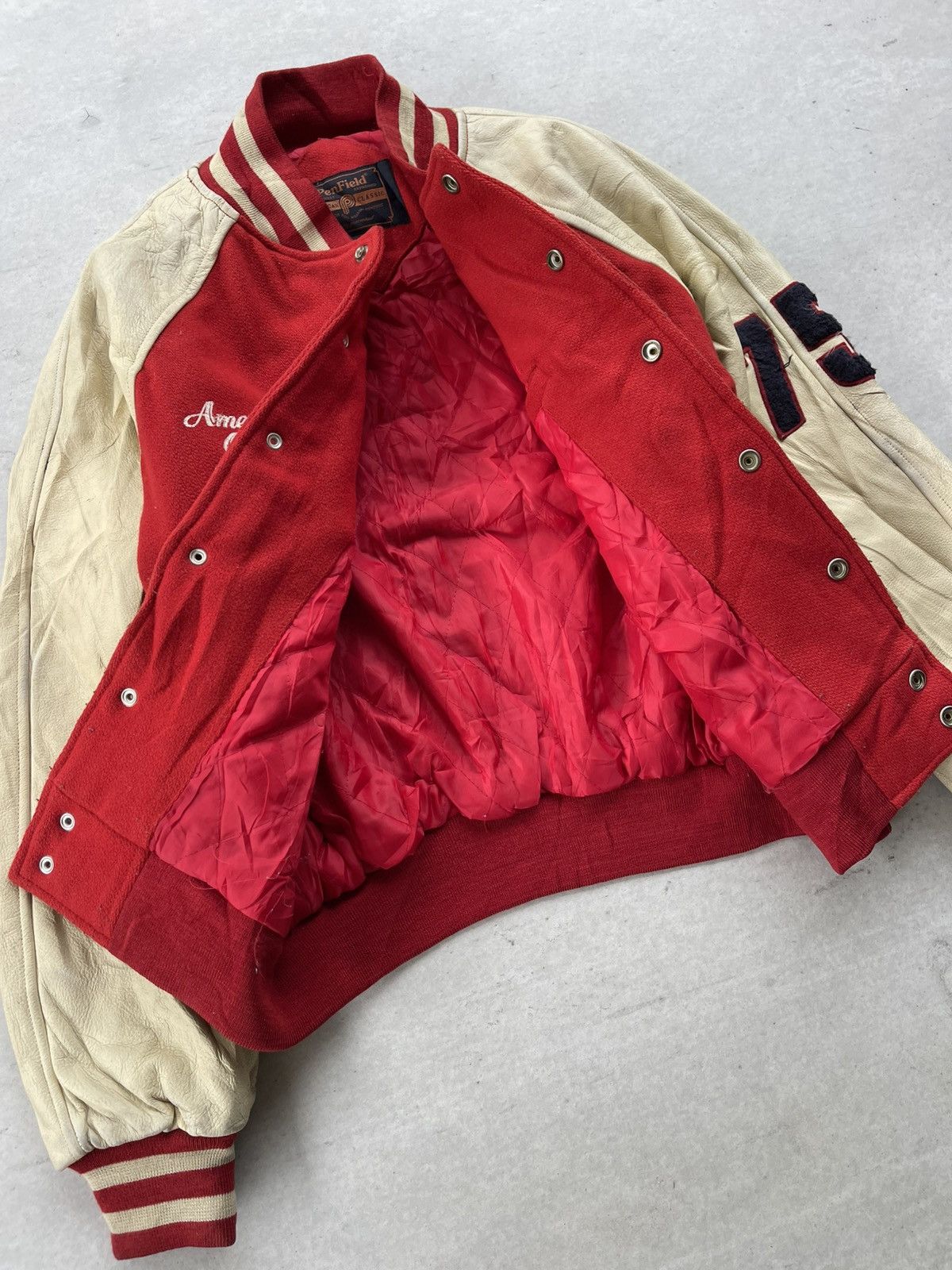 Penfield 🔥Vintage Penfield Letterman Leather Sleeve Varsity Jacket Size US M / EU 48-50 / 2 - 8 Thumbnail